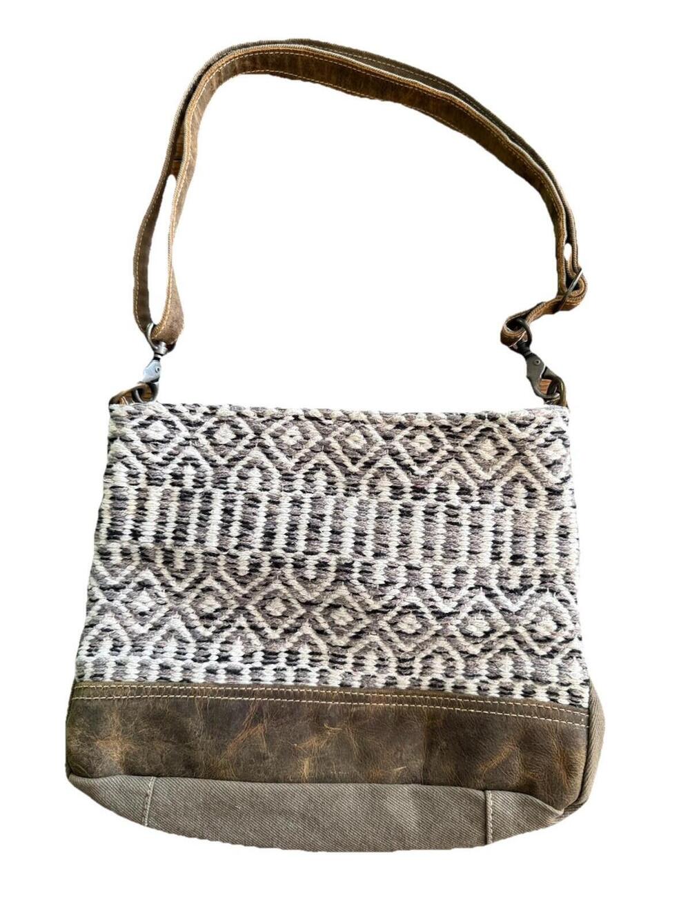 Myra Bag Leather Boho Western Crossbody Purse Adjustable Strap Cowgirl Rodeo